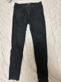 AZUL by MOUSSY ブラック スキニージーンズ S