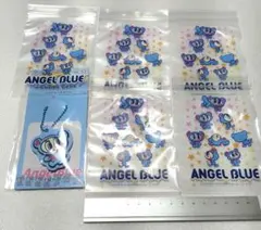 ANGEL BLUE ラバーキーチェーン　 ジッパー袋５枚セットのサムネイル
