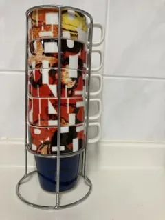 ミッキーマウス カップセット スタンド付き　フランフラン