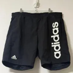 アディダス ショートパンツ ロゴ柄 XL ブラック ポリエステル トレーニングのサムネイル