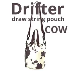 ドリフター ドローストリングポーチ 牛柄 カウDrifter COW PRINTのサムネイル