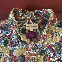 Jack Bunny 半袖ポロシャツ 花柄　LIBERTY サイズ4/Mのサムネイル