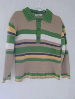 M.BOARD ニット 襟付き ポロシャツ