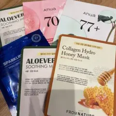 Anua 等 フェイスマスク 6枚セット