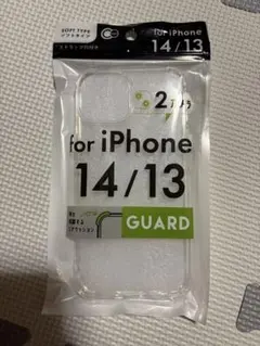 iPhone 14/13 ソフトケース 透明