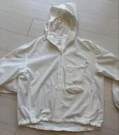 ポケッタブルＵＶカットパーカー白レディースＳサイズ