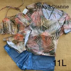P-249★新品ピンキー&ダイアン水着　レディース　★ 11L★4点セットのサムネイル