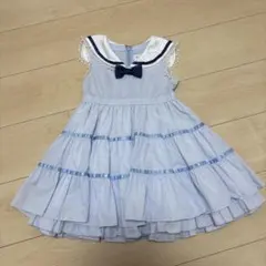 美品　シャーリーテンプル　名作　セーラーワンピース　110