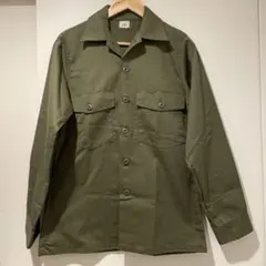 ミリタリージャケット　シャツジャケット　オープンカラー