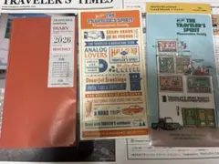 トラベラーズノート レギュラーサイズ リフィル2026月間下敷 クリアホルダー