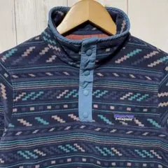 パタゴニア 総柄 マイクロD スナップT フリース ジャケット