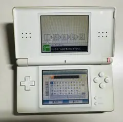 Nintendo DS Lite ホワイト 本体 ソフト3本付き 動作確認済