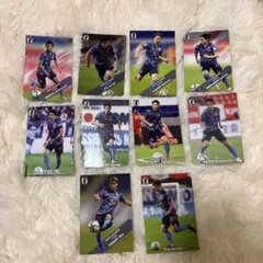 日本代表サッカートレーディングカードセット