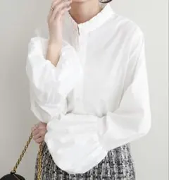 natural couture バルーンカフスプチハイシャツブラウスのサムネイル