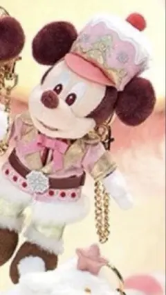 上海ディズニー　ミッキー　クリスマス　ミッキーマウス　ぬいぐるみキーチェーン