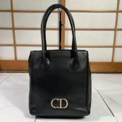 極美品】CDディオール⭐️ ロゴトートバッグ 容量 通勤 通学 シンプル
