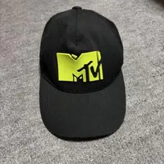 MTV ベースボールキャップ 黒 フリーサイズのサムネイル