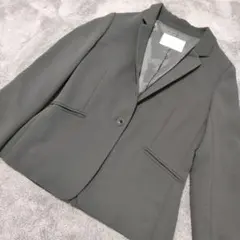 美品！グリーンレーベルリラクシング　カラージャケット　グリーン　手洗い可能