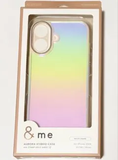 エレコム &me iPhone16 オーロラ スマホカバー スマホケースのサムネイル