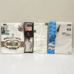 男性用Mサイズ下着　グンゼ半袖シャツ　ランニング　グンゼ半ズボン下　ステテコ　綿