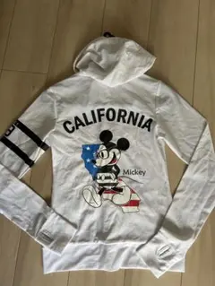 ミッキーマウス カリフォルニア フード付きラッシュガード