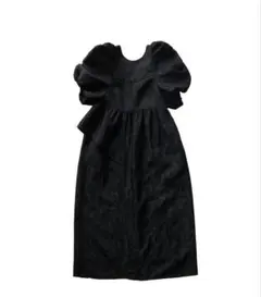 バブルスリーブジャガードドレス ANDRESD