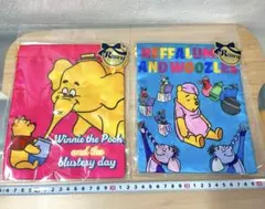 新品　くまのプーさん　巾着　ズオウ　プーさん　リボン巾着