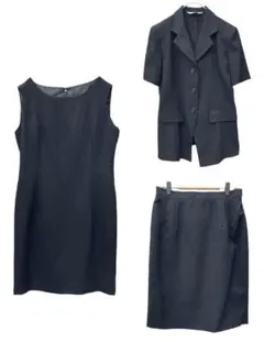 【Alpha Aim】13AR♡スーツ3点セット 黒 セットアップ