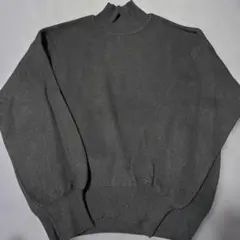 GU ハイネックニット ブラック