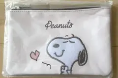 スヌーピー レザー風ポーチ 非売品