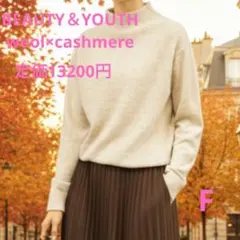 BEAUTY&YOUTH UNITED ARROWS カシミヤ ニット ベージュ