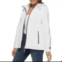 【タグなし新品】TOMMY HILFIGER ジャケット フード付き ホワイト