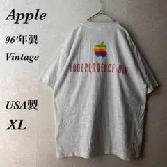XL80s青タグAppleHanesBEEFYTシャツ企業アップルヘインズUSA - メルカリ