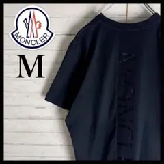 美品☆高級モデル☆バックデザイン】モンクレール ラバーロゴ Tシャツ 