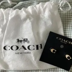 COACH ゴールドピアス