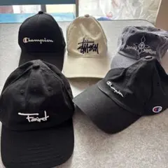 Champion Stüssy Local Motion キャップセット
