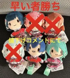 プロセカ　ふわぷち　マスコット　ぬいぐるみ　モモジャン　モアジャン　6種セット