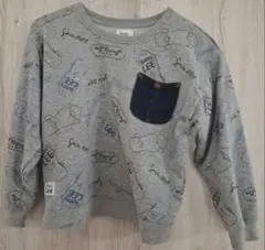 Buddy Lee ケートボード柄トレーナー 120cm