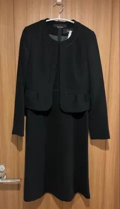 礼服ノーカラージャケット付きワンピース9号