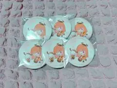 カラフルピーチ えとさん 缶バッジ 3点 等身 サンリオコラボ