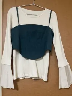 長袖トップス　ビスチェ　セットアップ♡