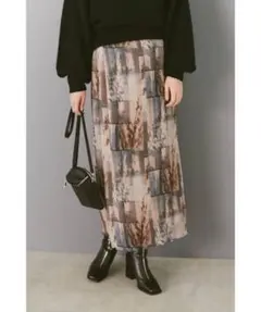 CREOLME フォトプリントシアースカートのサムネイル