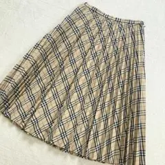 BURBERRY BLUE LABEL　プリーツスカート　ノバチェック　三陽商会のサムネイル