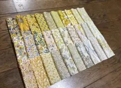 リバティ♡はぎれセット/10㎝角・30枚（イエロー系）