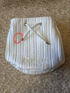 Dior ホワイト ノベルティ 巾着