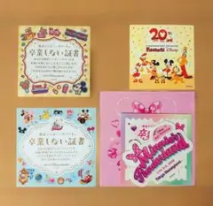 ディズニー 卒業しない証書 2025 2026 ミニーファンダーランド 非売品