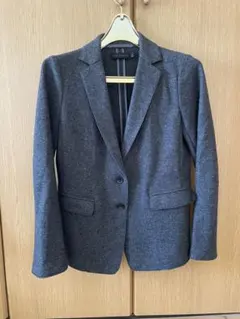UNIQLO ウール100% テーラード ジャケット M グレー