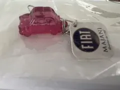 MAJANI FIAT ミニカー キーホルダー ピンク
