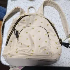 【JILLSTUART×Disneyコラボ限定】ミッキー刺繍リュック ベージュ