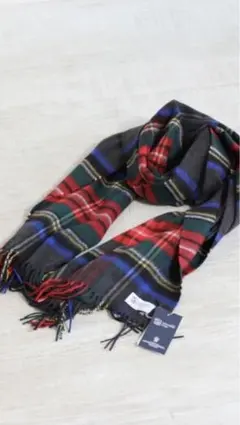 Johnstons of Elgin★カシミアタータンチェックストール